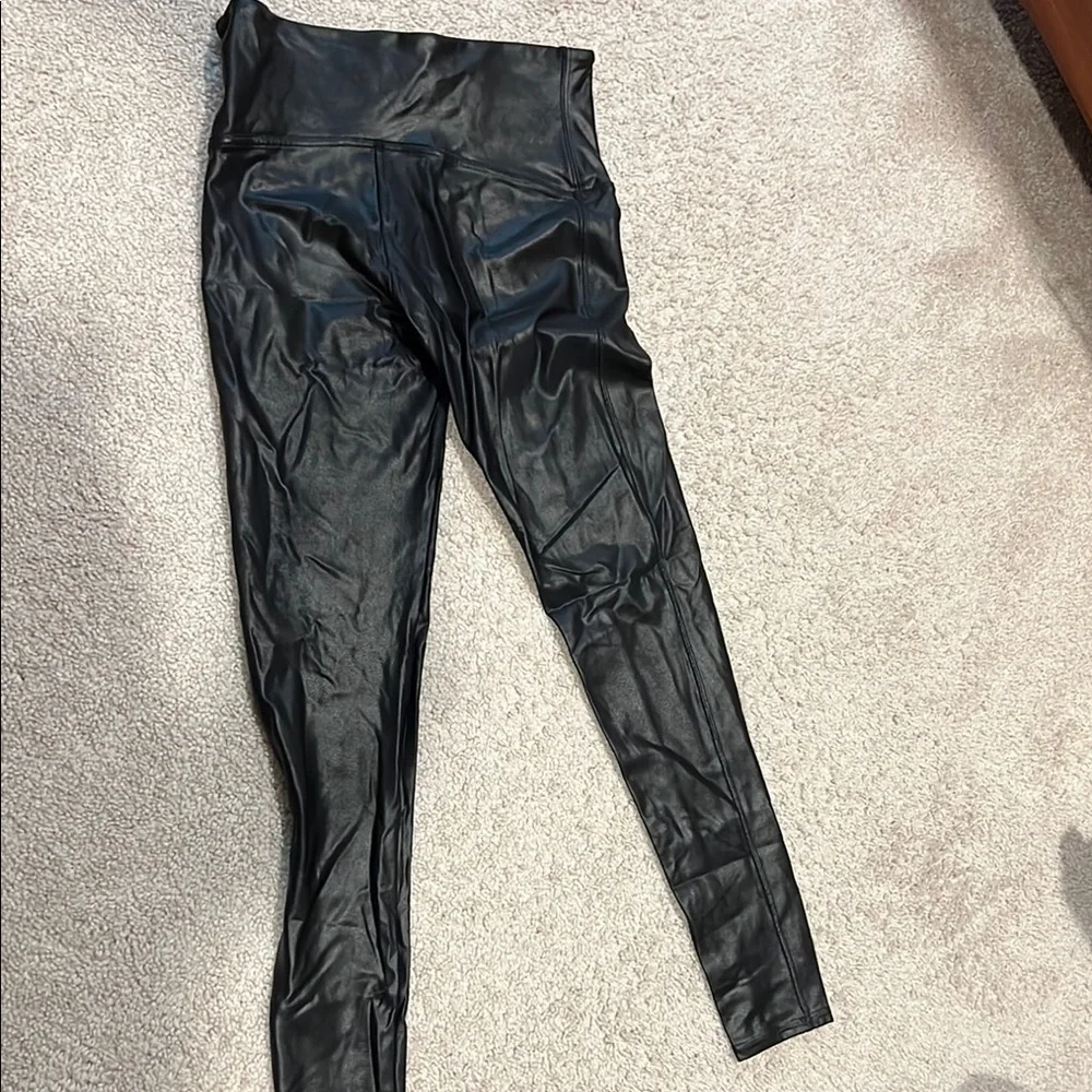 Spanx Black Faux Leather Leggings - Picture 5 of 6